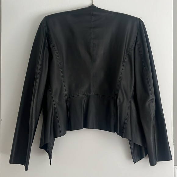 Zara Faux Leather Blazer - Picture 3 of 5